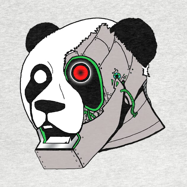 Cyborg Panda by MedicalPandas